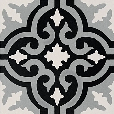 Elios Ceramica Deco Anthology Original B B&W Nat 20x20 / Элиос Керамика Деко Антхологий Оригинал В В Нат 20x20 